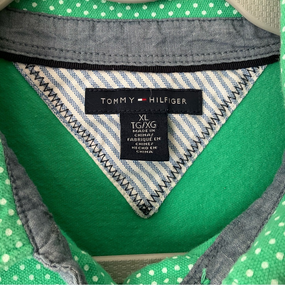 Tommy Hilfiger Green Polo Shirt - Picture 2 of 8